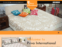 Tablet Screenshot of privainternational.com